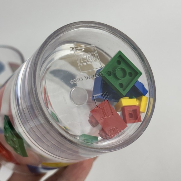 LEGO Iconic Tumbler Cups (2) - Rare & Retired 2013 Legos Inside - Picture 6 of 8